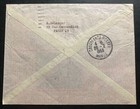 1953 Paris France First Flight Cover Ffc To Casablanca Morocco Tax Stamp
