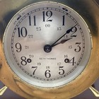 Seth Thomas-e537-001 Ships Wheel Bell Strike Brass Clock W  Keys Vintage -works 