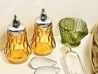 Junk Drawer Collectibles Antiques Stamps Buttons Glass Bank Wallet Shell Art Lot