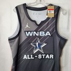 Wnba 2023 All Star Jersey Womens Large Gray Nike Jordan Basketball Dri Fit
