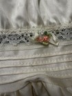 Vintage Jcpenney Pettipants Bloomers Size S Ivory Nylon Lace Ruffle Usa 26   