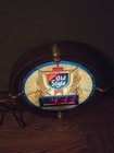 Vintage Authentic 1988 Old Style Lighted Ships Porthole Clock Beer Sign Works  