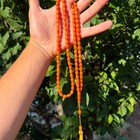Butterscotch Amber Color Tasbih 99 Beads 30g Islamic Misbaha Prayer Rosary