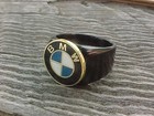 Bmw Black Chrome Ring Size  9 Quality Class Exc Lightly Used