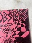 1982 The Lobsters Biondo Italia Oc Punk Flyer Subterranean Artists Rare