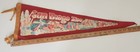 Vintage Red San Diego Zoo Souvenir Felt Pennant W   Lion Flamingo Seal Giraffe