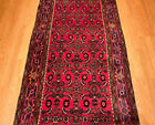 3 5 X 10 Handmade Semi Antique 1960s Kurdish Hallway Rug   Natural Dye Soft Wool