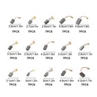 105x 15 Sizes Electric Carbon Brush Set Replacement For Drill Grinder Saw Motors