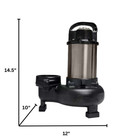 Half Off Ponds Piranha 10 500 Gph Submersible Waterfall Pump With 30  Cord