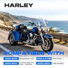 For Harley 7  Headlight Lights 4 5  Passing Fog Lamp Visor Trim Ring Bezel Cover