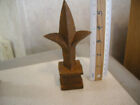  1  Antique Cast Iron Ornamental Fence Topper Finials 6  Tall  very Rare 
