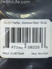 Owala Freesip 24oz Stainless Steel Water Bottle Very Very Dark Black New