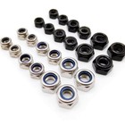 Stainless Steel Nylon Lock Nut M2 M2 5 M3 M3 5 M4 M5 M6 M8 M10 M12 M14 M16 100pc