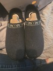 Women Klogs York Size 8 5 Black Tawny Port Faux Wool 
