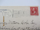 1902 Us Cover Public Of Fitchburg Massachusetts Flag Cancel Type Iii Washington