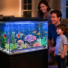 Submersible Fish Tank Aquarium Light  Underwater Aquarium Bubble Lights With Adj