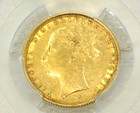 1887-s Australia Gold Sovereign Pcgs Xf45 Bright Just Graded New Holder  s348