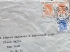 Hong Kong 1958 Reg Cover  qeii 2 4  Frank  us Catheter Co  reg  6768  eurasia