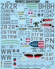 Speed Hunter Shg32018 1 32 Decal For Desert Phantoms Rf-4c  F-4e  And F-4g