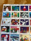 Us Stamps Christmas Seals 1975 Sheet Of 54 Mnh