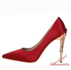 Sexy Womens Pointed Toe High Heel Shoes Bride Wedding Dress Party Slip On Pumps