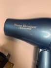 Babylisspro Nano Titanium Travel Hair Dryer 1000w Blue Bnt053tuc -lightly Used