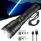 50000000 Lumens Super Bright Led Tactical Flashlight Rechargeable Led Work Light