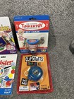 Vintage Lot Of 7 Sealed Basic Fun 1998 Hasbro Milton Bradley Mini Game Keychains