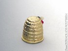 Golden Beehive Thimble