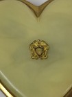 Vintage Supers  Wwii Era Usn Navy Sweetheart Powder Compact   Locket Heart Shape