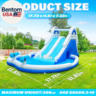 Inflatable Double Water Slide-17 7ft Large Climber Inflatable Water Park For Big
