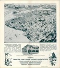 Antique 1930s Cover Artist Signed  vancouver British Columbia Brochure  Photo s