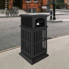 Outdoor Trash Can Commercial Garbage Bin Heavy Duty Yard Garage Waste Container