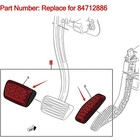 For 2022 2023 2024-26 Cadillac Escalade Sport Stainless Pedal Cover Kit 84712886