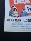 Vintage-1959 Original  a Daye With Death  Movie Poster Insert 14 x 36   59 76