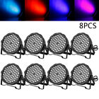 8pcs Rgb   Rgbwa Uv   Rgbw Led Par Can Light Dmx Stage Dj Wash Light Party Light
