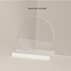 One Laser Cut Clear Acrylic Blank Round Disc  1 2 Inch  12mm  Thick