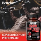 Horny Goat Weed For Men And Women With Maca  Saw Palmetto  Ginseng 60 To 120caps
