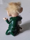 Vintage 1950s Japan Pixie Figurine Blonde Fur Hair Mcm Elf Mushroom 