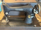 1921 Singer Model 66 Electric Sewing Machine W  Case  Foot Pedal  Revco Reverse