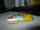Six Small Tin Lithograph Vintage Toy Cars