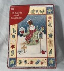 Vintage Paper Magic Holiday Christmas Cards - Snowman - Set Of 18 - New