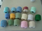 Size 10 Various Colors Of Crochet Thread -lot Of 16 - Various Companies