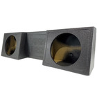 Regular Cab   Single Cab 12  Dual Sub Box Subwoofer Enclosure Gm Ford Dodge