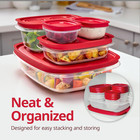 Rubbermaid Easystore Rectangle  Square  And Round 34-piece  Easy Store