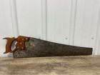 Vintage 1897 Antique E C Atkins Crosscut Rip Hand Saw - 6 Ppi - 28 Inch Blade