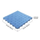 Garage Floor Tiles Interlocking Flooring 12x12  50 Pack Bulk 50 Sq ft Blue