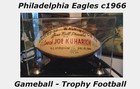 Philadelphia Eagles Nfl The Duke Pete Rozelle Thorp Sporting Goods Football 1966