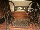 Vintage Antique Original Singer Sewing Machine Treadle Cabinet