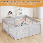 Large Baby Playpen Indoor Outdoor Safe Play Area Easy Assemble Durable Mesh New